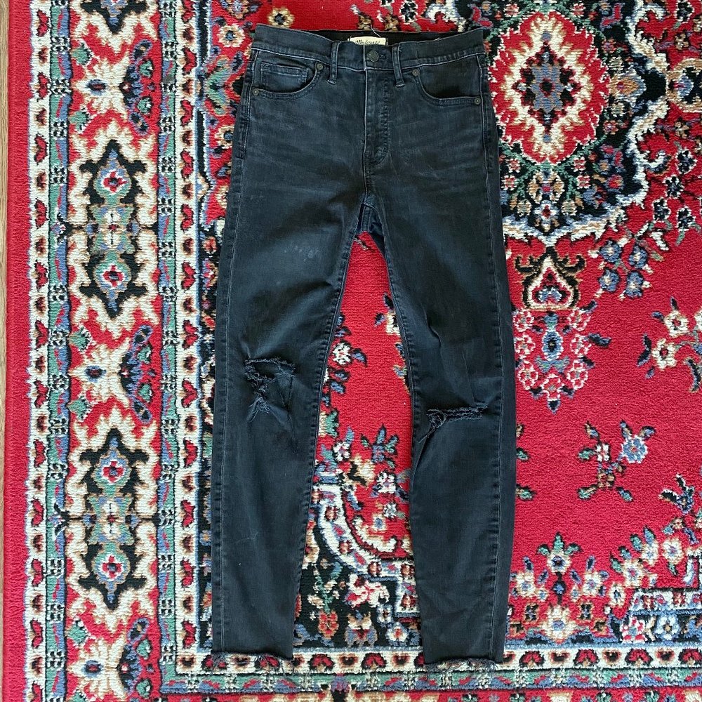 MADEWELL DISTRESSED SKINNY JEANS